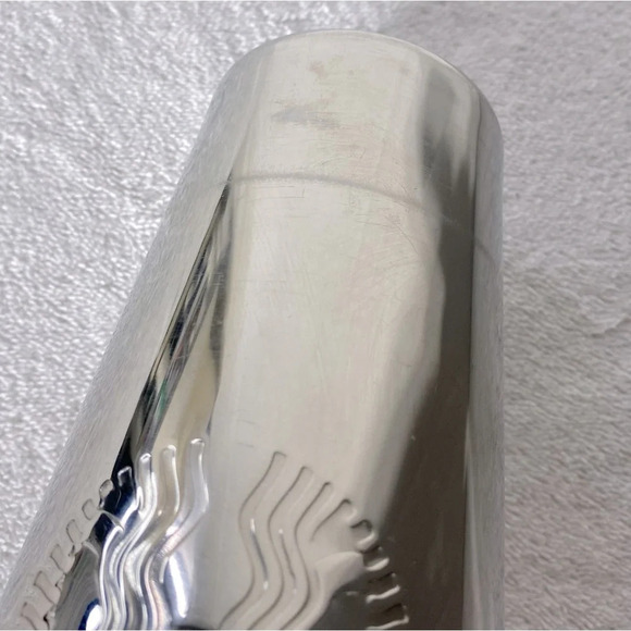 Starbucks Chrome Stainless Steel Siren Logo Cold Cup Tumbler 24oz No Straw - Picture 6 of 16